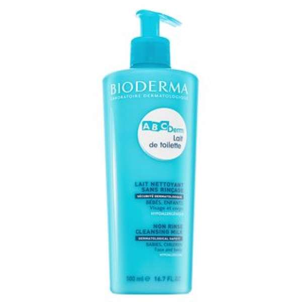 Bioderma ABCDerm Lait de Toilette Non Rinse Cleansing Milk tisztító tej gyerekeknek 500 ml