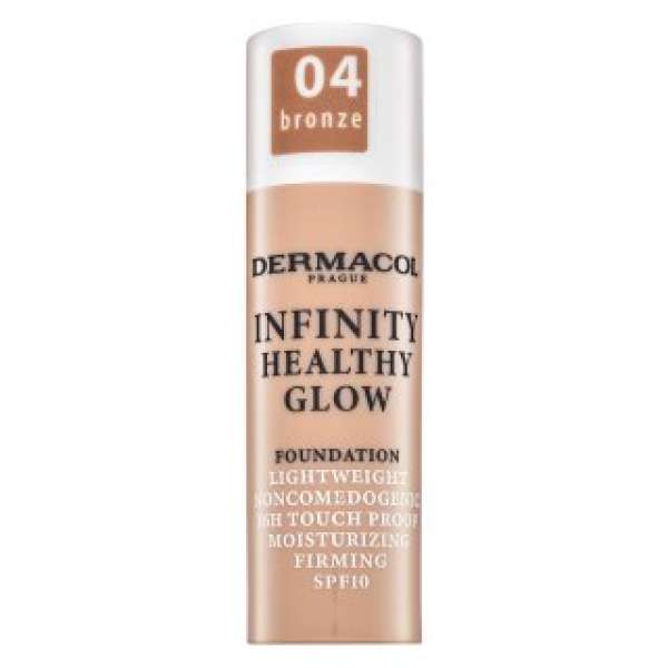 Dermacol Infinity Healthy Glow Foundation make-up az élénk bőrért 04 Bronze 20 g