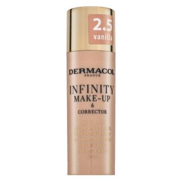 Dermacol Infinity Make-Up & Corrector smink és korrektor 2.5 Vanilla 20 g