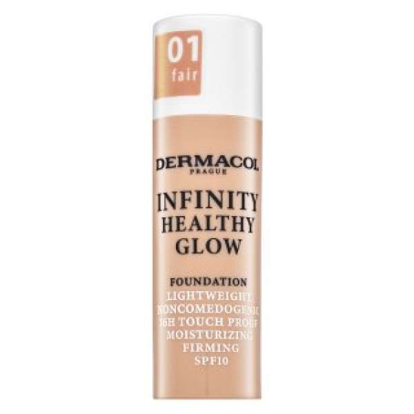 Dermacol Infinity Healthy Glow Foundation make-up az élénk bőrért 01 Fair 20 g