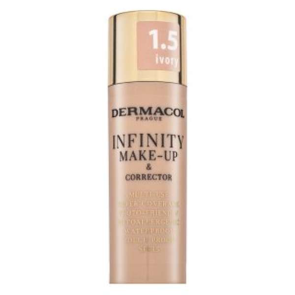 Dermacol Infinity Make-Up & Corrector smink és korrektor 1.5 Ivory 20 g