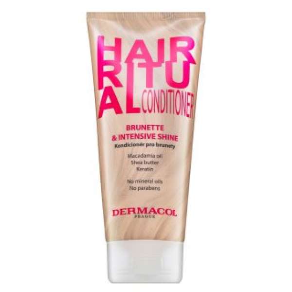 Dermacol Hair Ritual Brunette & Intensive Shine Conditioner erősítő kondicionáló barna hajra 200 ml
