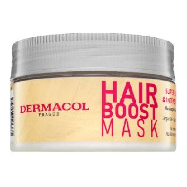 Dermacol Hair Boost Super Blonde & Intensive Care Mask tápláló maszk szőke hajra 200 ml
