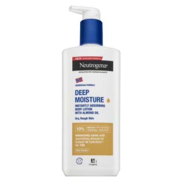 Neutrogena Deep Moisture mélyhidratáló testápoló tej Instantly Absorbing Body Lotion 400 ml
