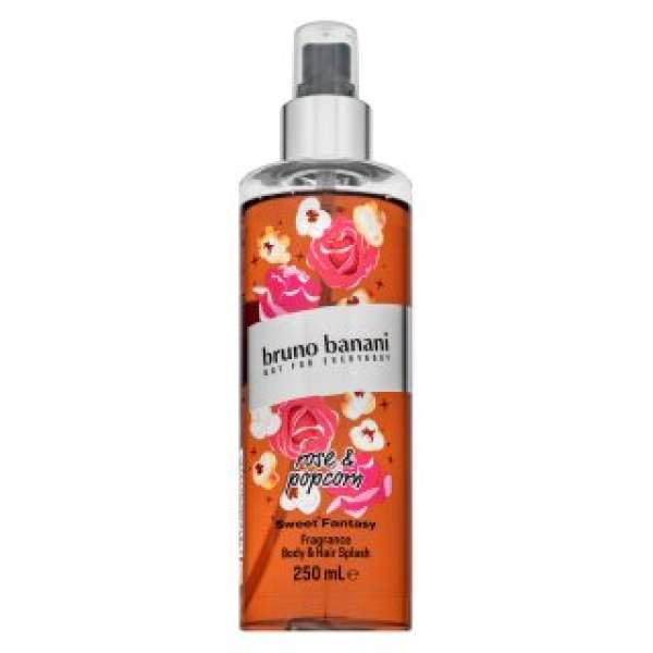 Bruno Banani Sweet Fantasy Rose & Popcorn testápoló spray nőknek 250 ml