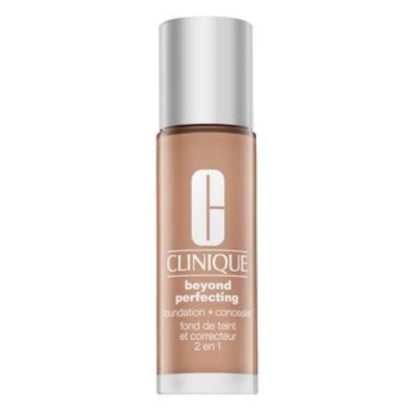 Clinique Beyond Perfecting Foundation & Concealer folyékony make-up az egységes és világosabb arcbőrre 07 Cream Chamois 30 ml