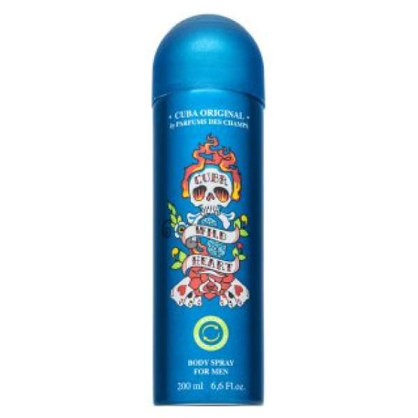 Cuba Cuba Wild Heart spray dezodor férfiaknak 200 ml