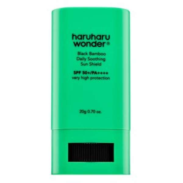 Haruharu Wonder Black Bamboo védő krém Daily Soothing Sun Shield SPF 50+/PA++++ 20 g