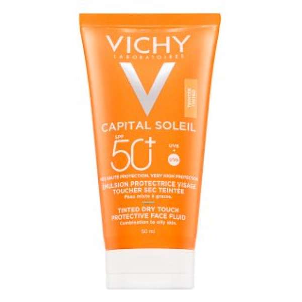 Vichy Capital Soleil napozó fluid Tinted Dry Touch Face Fluid SPF50 50 ml