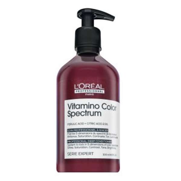 L´Oréal Professionnel Série Expert Vitamino Color Spectrum Professionnal Deep Conditioner tápláló kondicionáló festett és kémiailag kezelt hajra 500 m