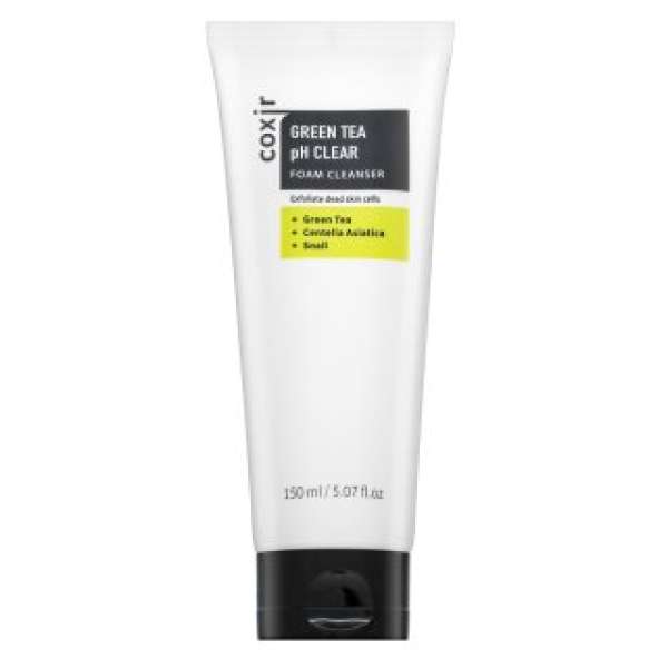 Coxir Green Tea pH Clear tisztító hab Foam Cleanser 150 ml
