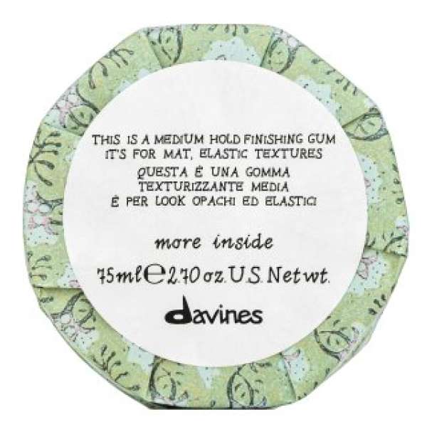 Davines More Inside Medium Hold Finishing Gum hajformázó paszta közepes fixálásért 75 ml