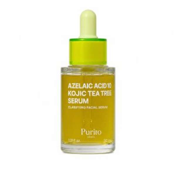 Purito Azelaic Acid 10 tisztító szérum Kojic Tea Tree Serum 30 ml