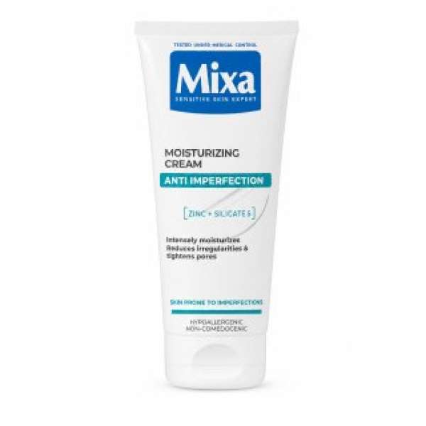 Mixa Moisturizing Cream 2in1 Against Imperfections hidratáló krém az arcbőr hiányosságai ellen 50 ml