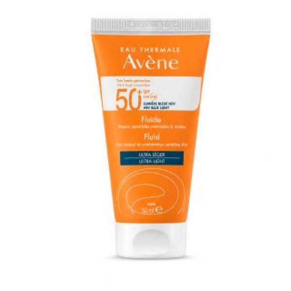 Avène Eau Thermale hidratáló és védő fluid SPF50+ Ultra-Light Fluid 50 ml