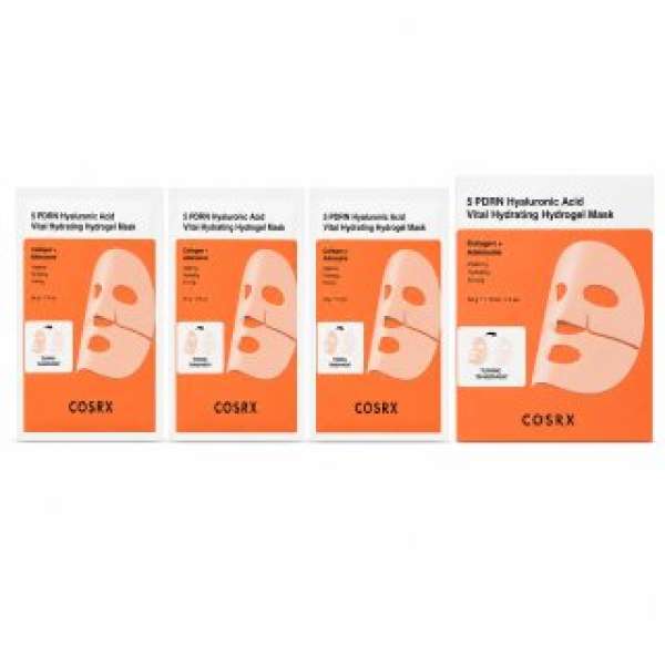 COSRX hidrogél maszk 5 PDRN Hyaluronic Acid Vital Hydrating Hydrogel Mask 3 x 34 g