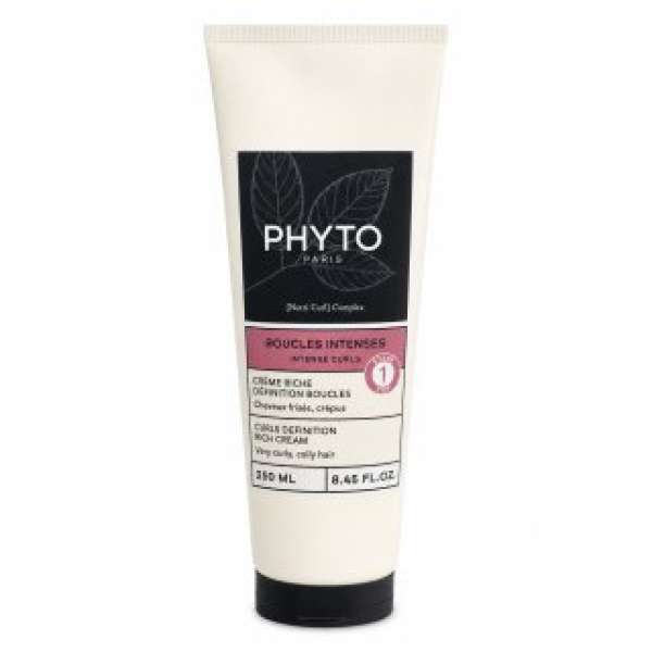 Phyto Intense Curls Curls Definition Rich Cream Tápláló krém hullámos és göndör hajra 250 ml