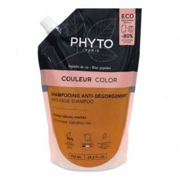 Phyto Color Anti-Fade Shampoo védő sampon festett hajra Refill 750 ml