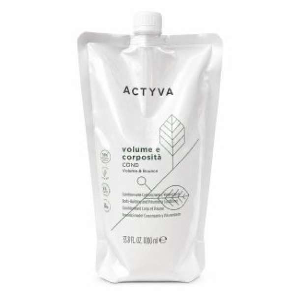 Kemon Actyva Volume E Corposita Volume & Bounce Conditioner erősítő kondicionáló volumenért és a haj megerősítéséért Refill 1000 ml