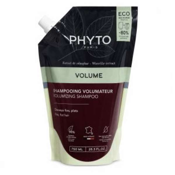 Phyto Volume Volumizing Shampoo erősítő sampon volumen növelésre Refill 750 ml