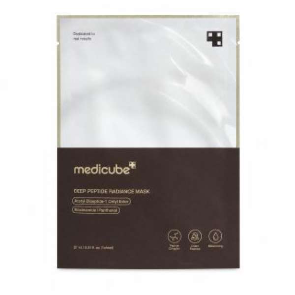 Medicube ragyogást fokozó arcmaszk Deep Peptide Radiance Mask 27 ml