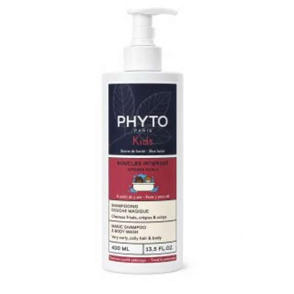 Phyto Intense Curls Kids Magic Shampoo & Body Wash sampon és tusfürdő 2in1 gyerekeknek 400 ml