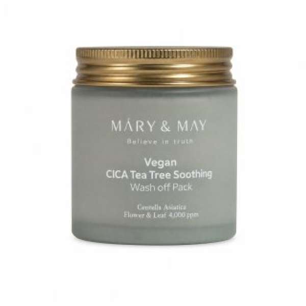 Mary & May CICA TeaTree Soothing maszk Wash off Pack 125 g