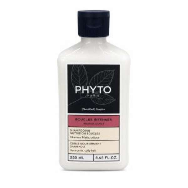 Phyto Intense Curls Curls Nourishment Shampoo tápláló sampon hullámos és göndör hajra 250 ml