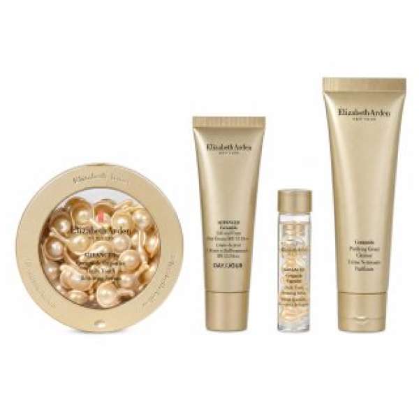 Elizabeth Arden Advanced arcápoló szett Ceramide Capsules Set 60 pcs + 50 ml + 15 ml + 7 pcs