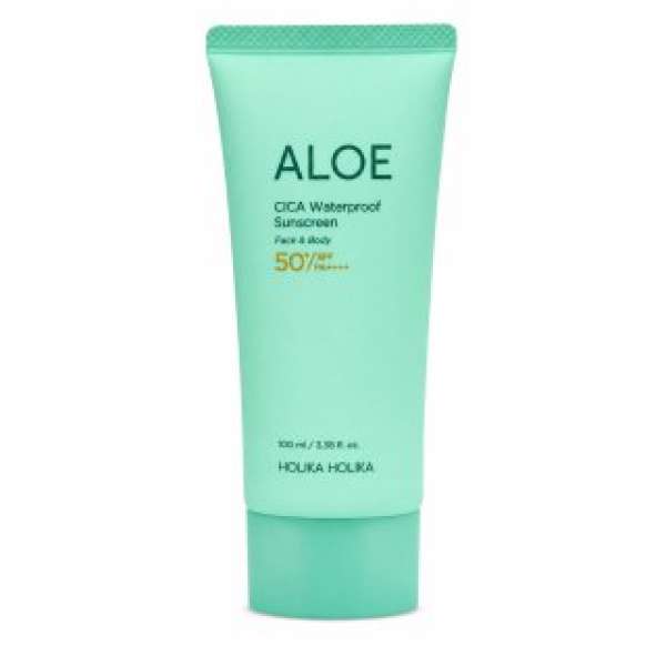 Holika Holika Aloe napozó krém CICA Waterproof Sunscreen SPF 50+/PA++++ 100 ml
