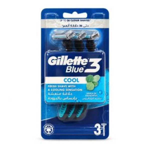 Gillette Blue3 eldobható borotvák Cool 3 pcs