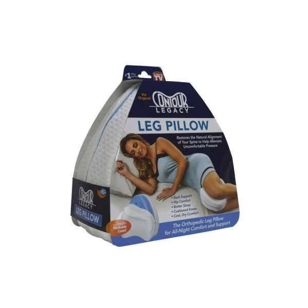 Ergonomikus, memóriahabos lábpárna, a kényelmes alvásért / térd- és lábtámasztó ortopéd párna