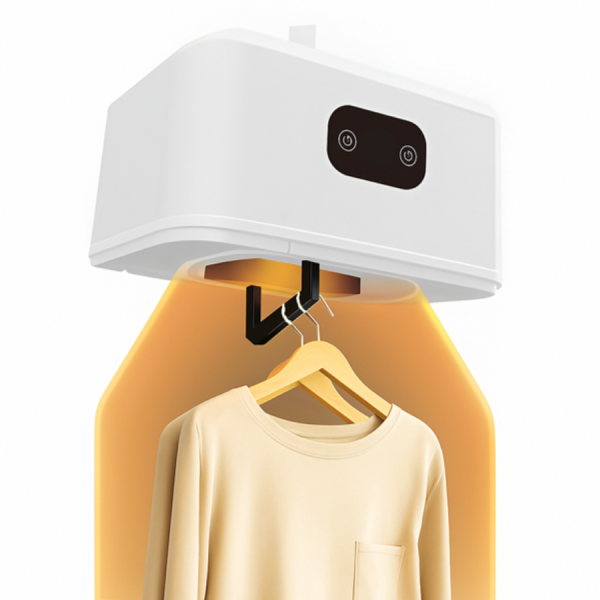 Hordozható elektromos meleglevegős ruhaszárító – kompakt, összecsukható