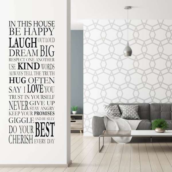 Idézetes falmatrica - Otthon