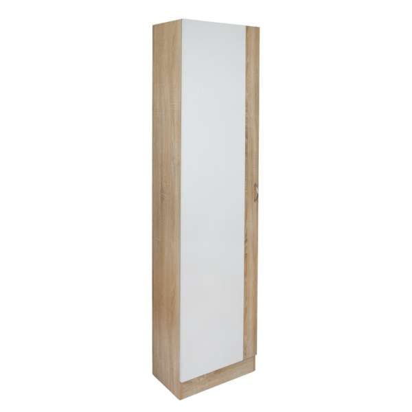 Daniela előszoba szekrény, fehér-fehérített tölgy