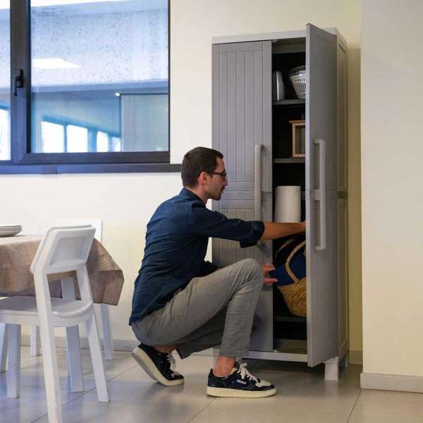 Woody mid magas műanyag szekrény