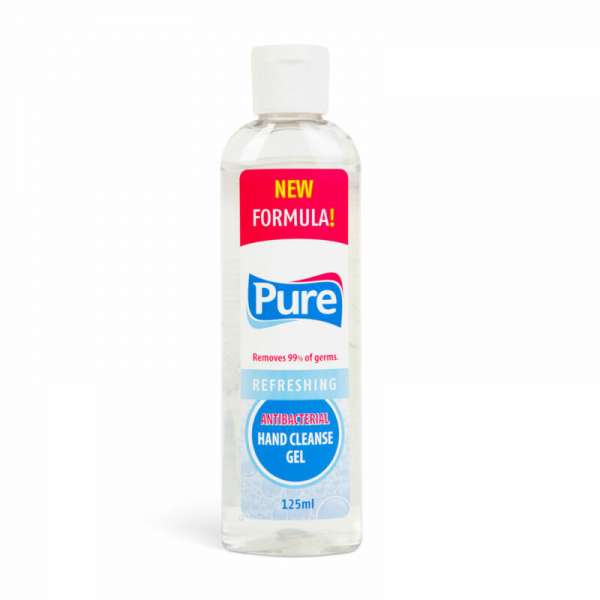 Pure antibakteriális kézfertőtlenítő gél, 125 ml