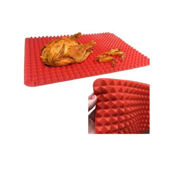 Tapadásmentes piramis szilikon hőálló sütőlap, edényalátét, edényfogó