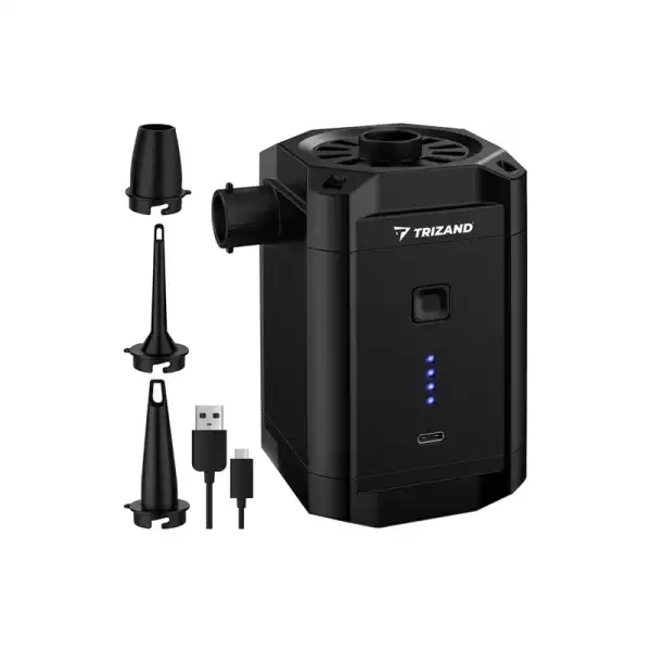 Vezeték nélküli, akkus pumpa matracokhoz, medencékhez, felfújható játékokhoz 5V, 5000 mAh akkumulátorral