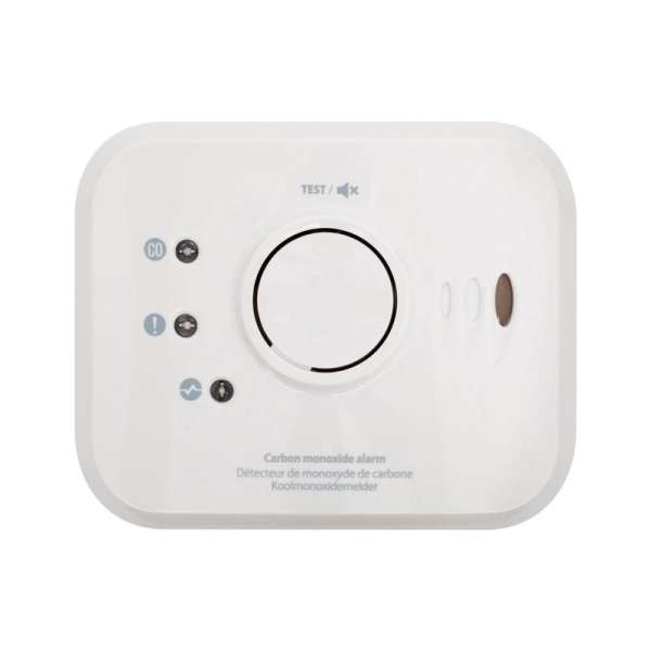 FireAngel NM-CO-10X-INT szén-monoxid vészjelző, beépített, nem cserélhető lítium elem, 10 év várható üzemidő, W2-modulal hálózatba kapcsolható, fehér
