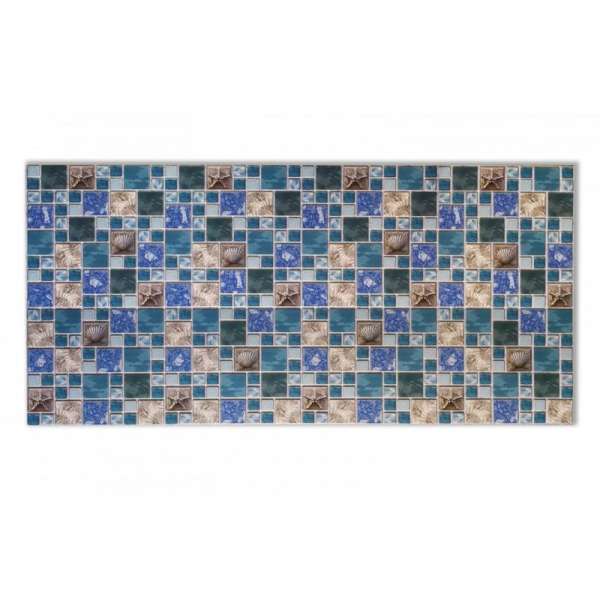 3D PVC falpanel Mosaic Sea Breeze