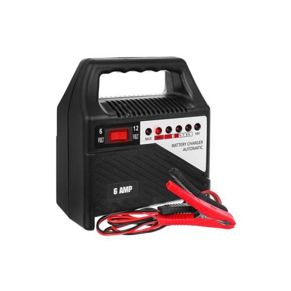 Akkumulátor töltő 6v / 12V max 6A, automata töltés