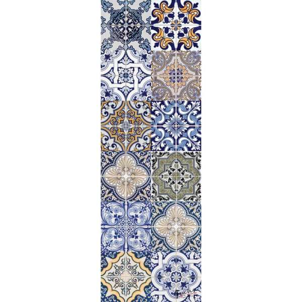 Orientális minta matrica csempére