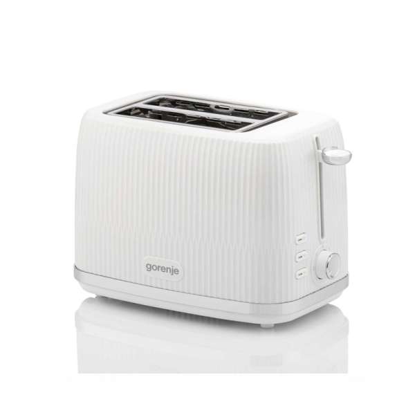 Gorenje T850DPW kenyérpirító, 850 W, 7 fokozat, újramelegítés, kiolvasztás, hőfokszabályozó, megvilágított nyomógombok