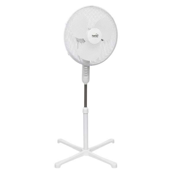 HOME SF42WH álló ventilátor, 45 W teljesítmény, 3 fokozat, oszcillálás, 40 cm-es lapátátmérő, fehér színű