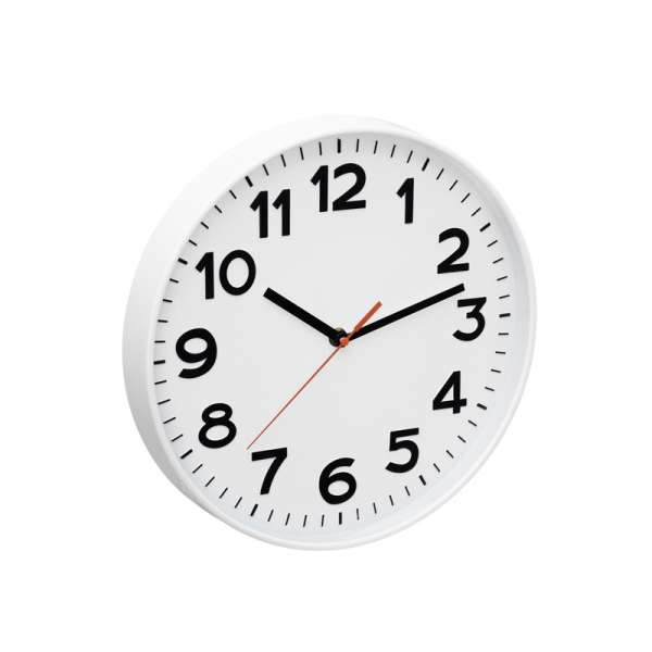 Home AWC300WH fali óra, üveg előlap, kontrasztos, jól leolvasható számlap, 1xAA elem tápellátás, átmérő 300mm