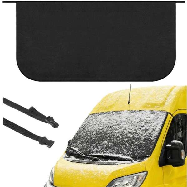 Prémium autós szélvédő takaró jég ellen, XXL méret, vízlepergető, fagyálló takaró ponyva buszra, kisteherautóra