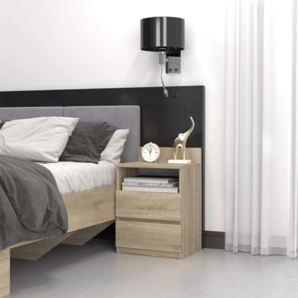 Odell M1 éjjeliszekrény, 40x59x32 cm, sonoma