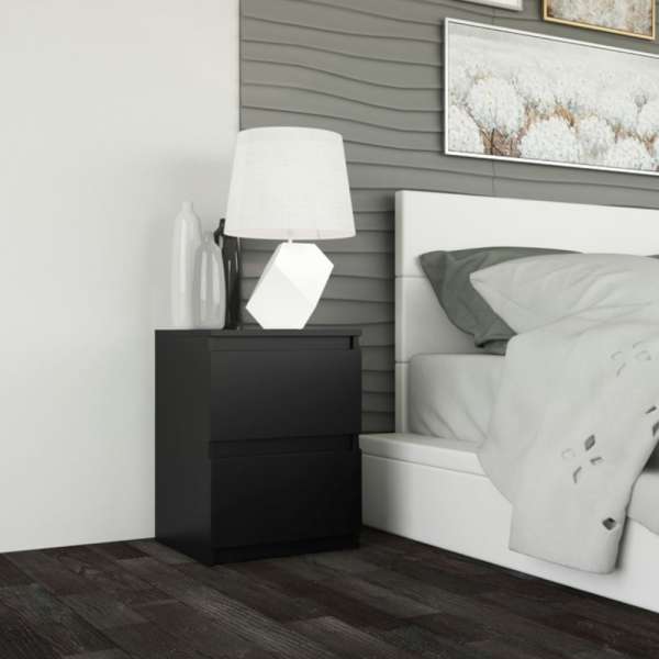 Baltrum M2 éjjeliszekrény, 30x40x30 cm, fekete