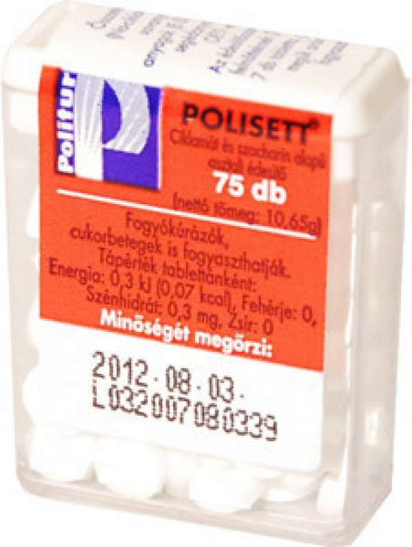 Politur polisett édesítő tabletta 140 db